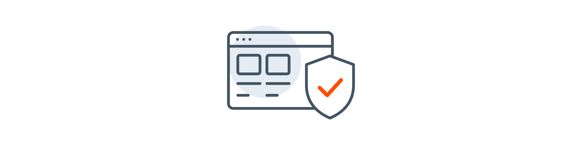 Online shop accessible – security vulnerability patched Graphic of a website featuring a shield
